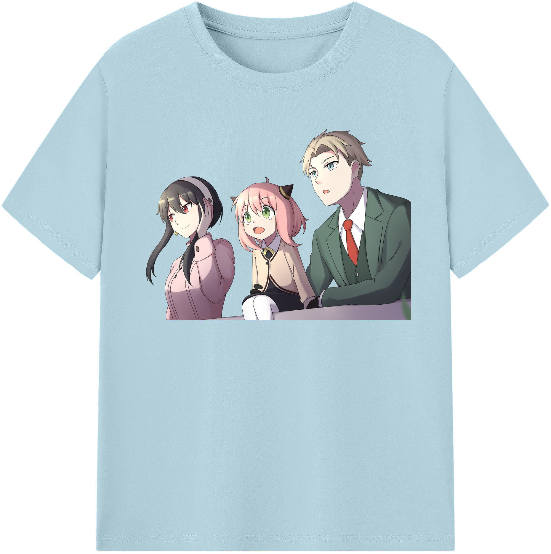 （画像用） SPY×FAMILY间谍家家酒 綿100％半袖Tシャツ（フロントプリント）
